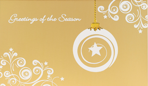 Golden Greetings for a Merry Xmas and a Happy New Year