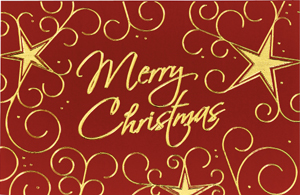 Merry Christmas Card can be Printed to your Personal Message